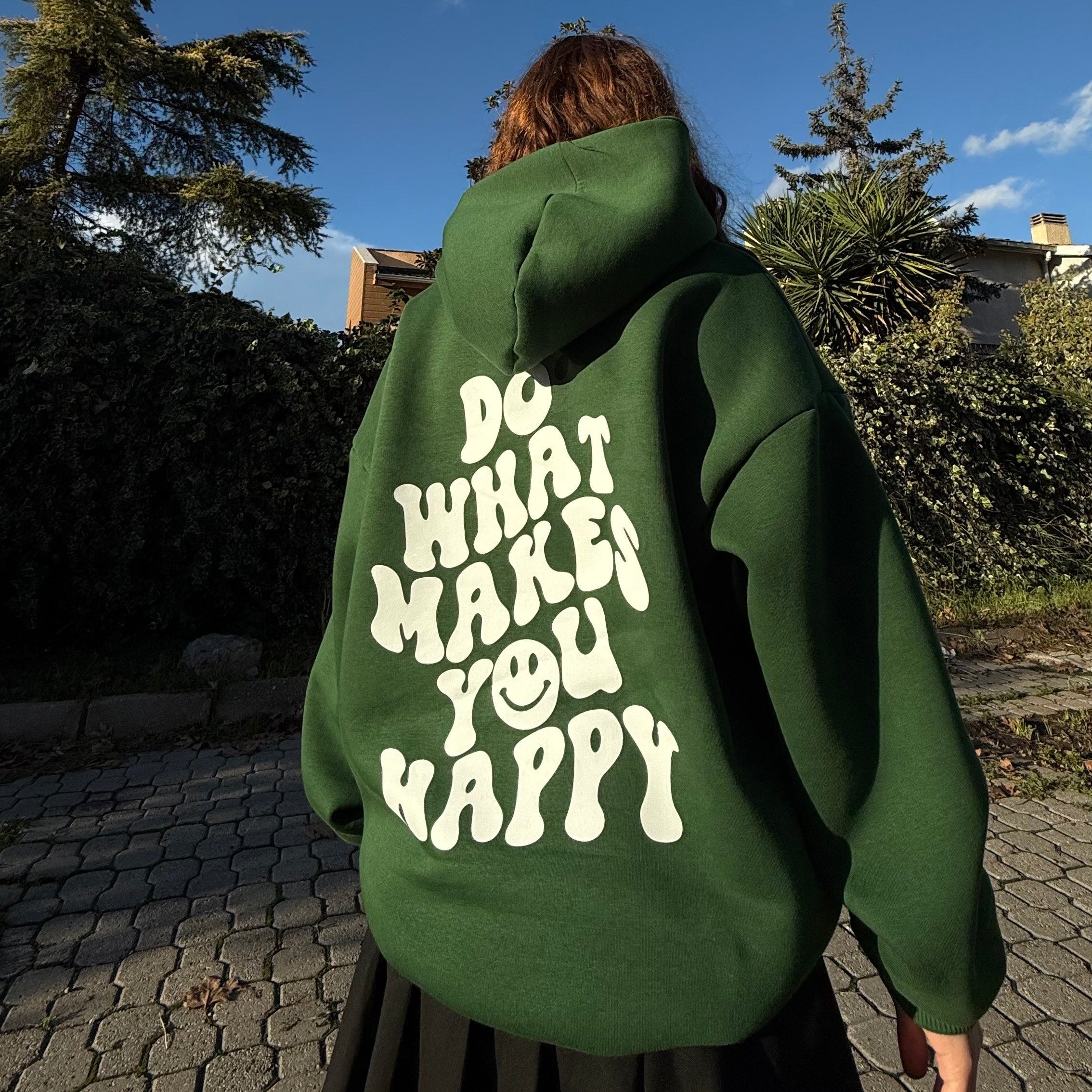 Raphael Oversize Unisex Hoodie – “Do What Makes You Happy”