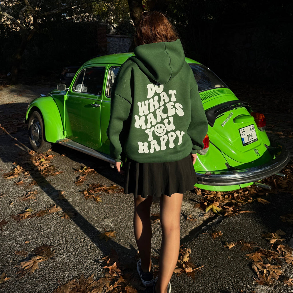 Raphael Oversize Unisex Hoodie – “Do What Makes You Happy”