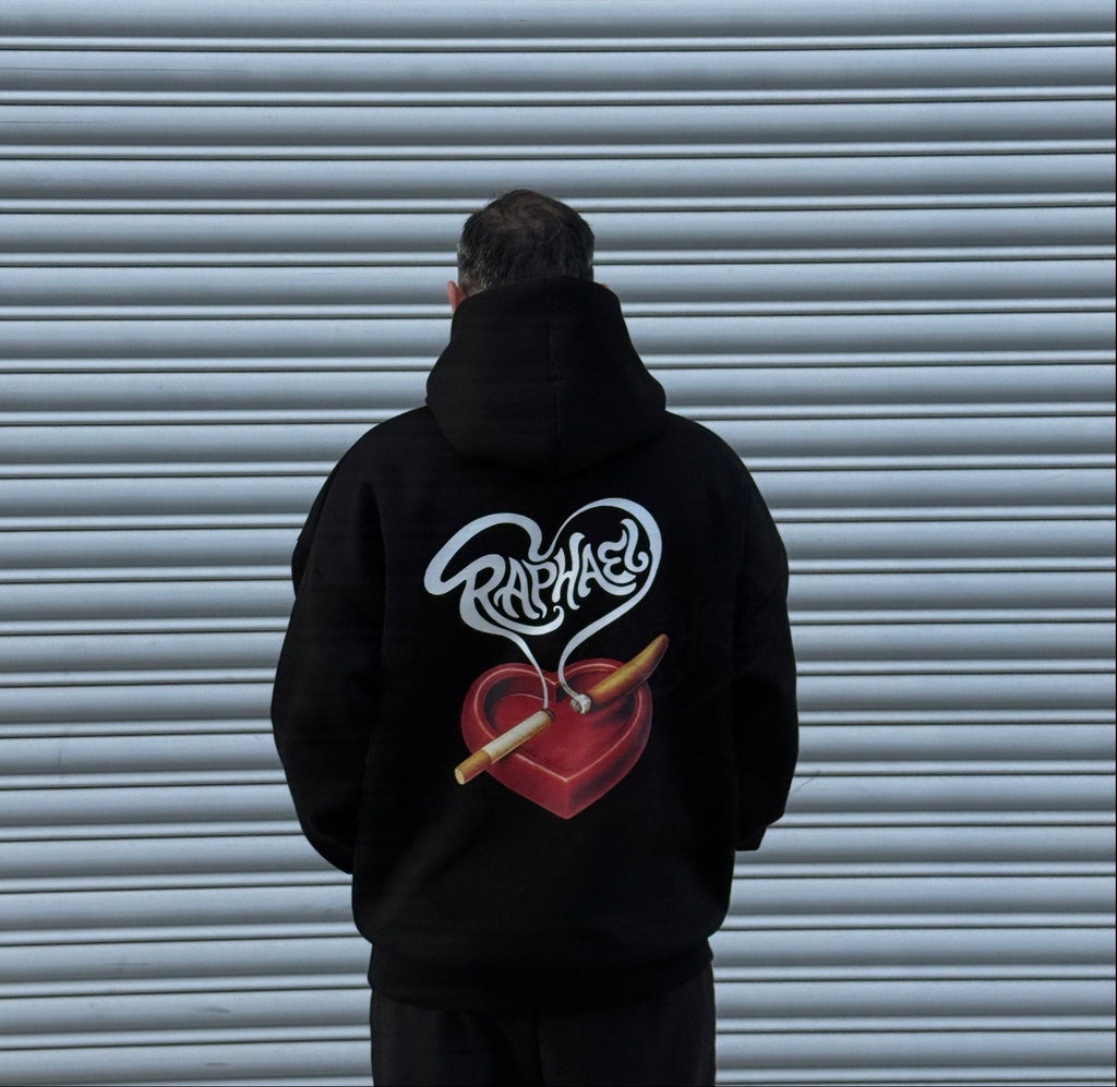 Raphael Oversize Unisex Hoodie "Smoked Heart"