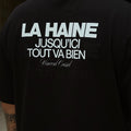 La Haine "Jusquici Tout Va Bien" Black - RAPHAEL Oversize T-shirt