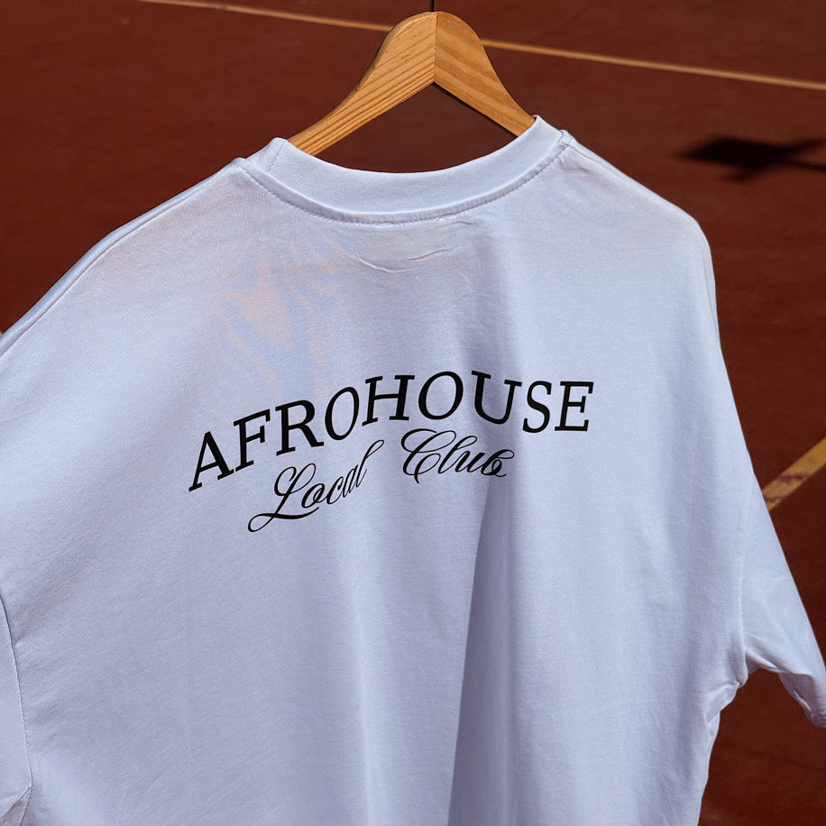 “Afro House - White” – RAPHAEL Oversize Tişört
